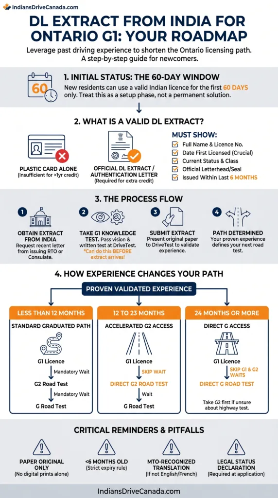 DL Extract From India for Ontario G1: How to Get It and Use It ...