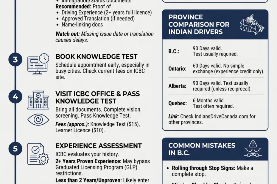 Indian Driving License in British Columbia ICBC Conversion Guide