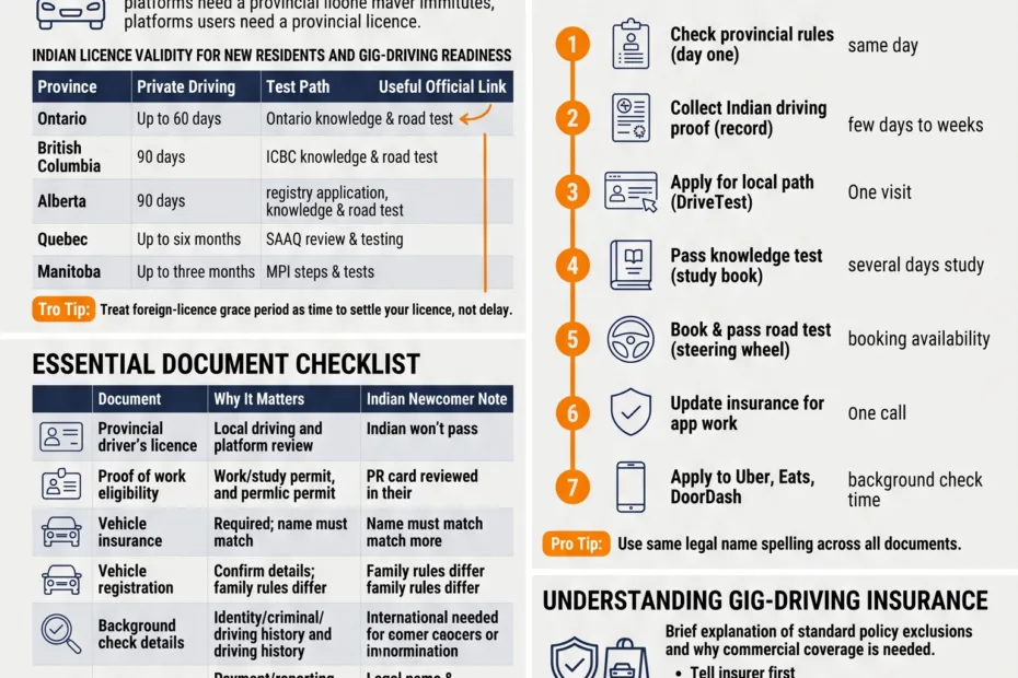 Can You Drive Uber Or Doordash In Canada With An Indian Licence