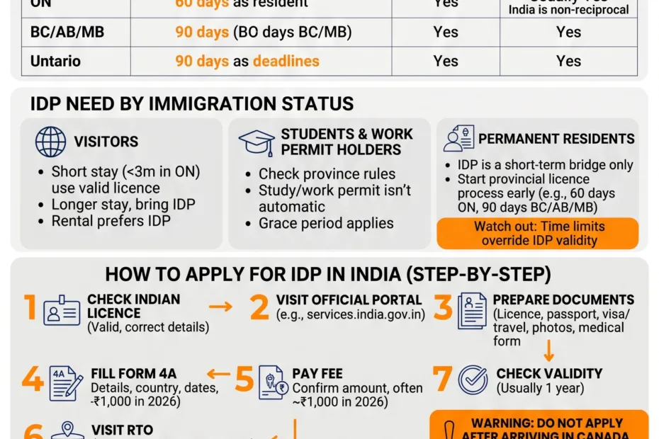 International Driving Permit (Idp) From India For Canada Do You Need One