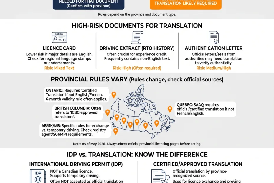 Indian Driving Licence Translation In Canada When You Need It