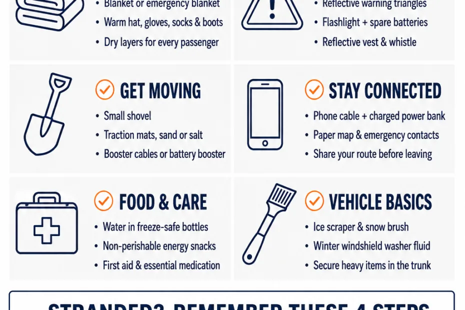Winter Emergency Kit For Indian Drivers In Canada