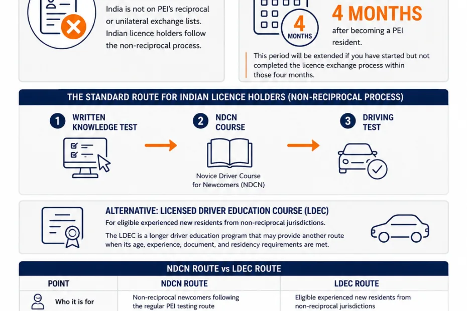 Indian Driving License In Prince Edward Island Exchange And Newcomer Driver Course
