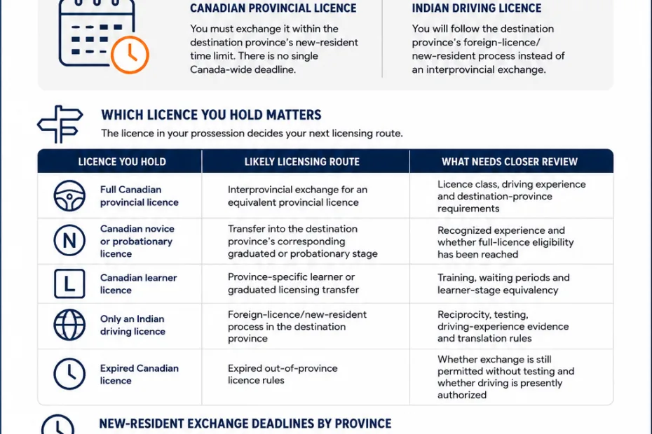 Moving To Another Province In Canada When To Exchange Your Driver's Licence