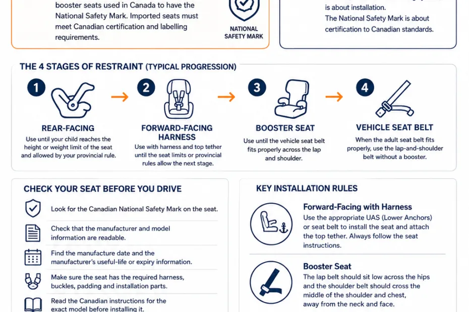 Child Car Seat And Booster Seat Rules In Canada For Indian Families